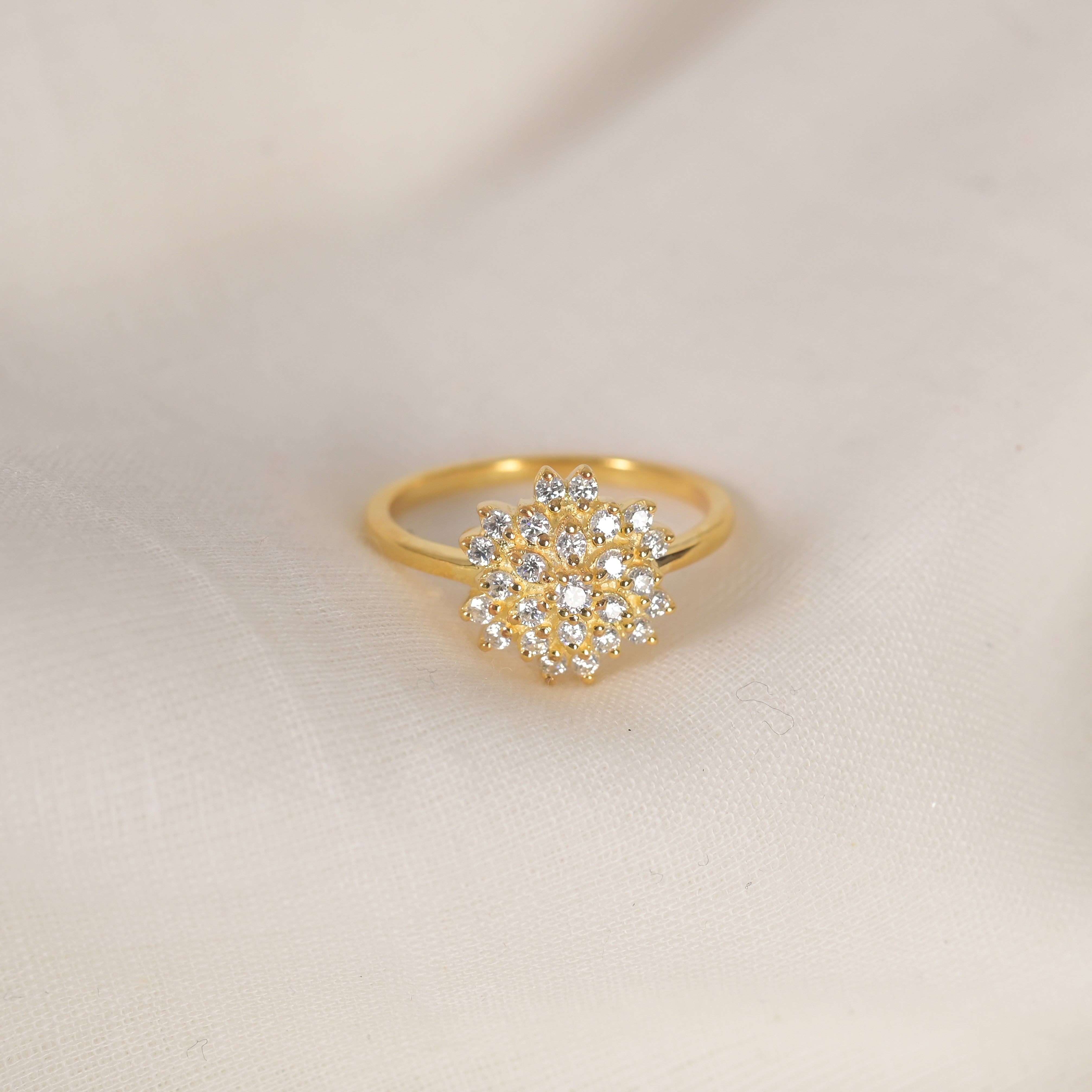 Evan Silver Zircon Ring