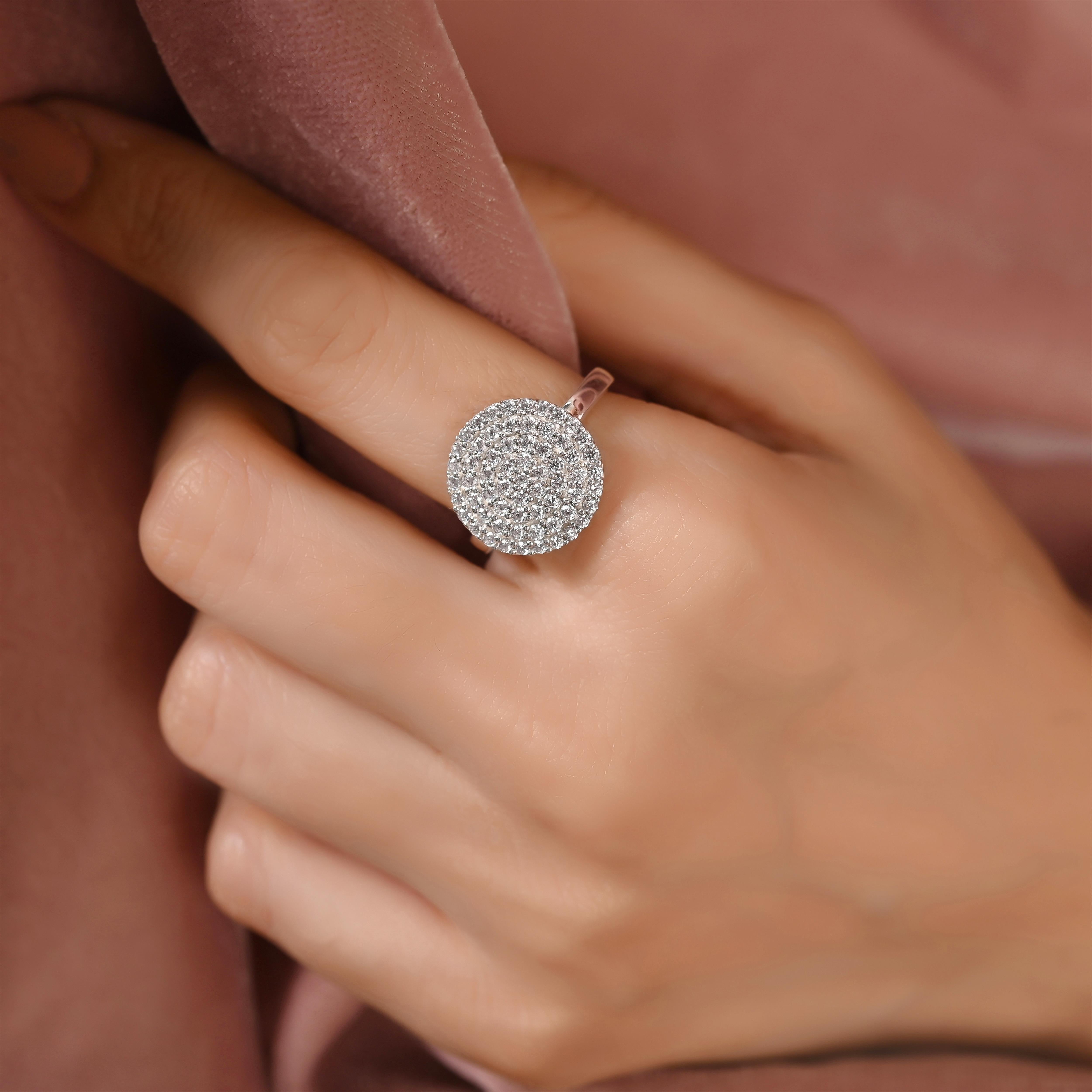 Anna Silver Zircon Ring