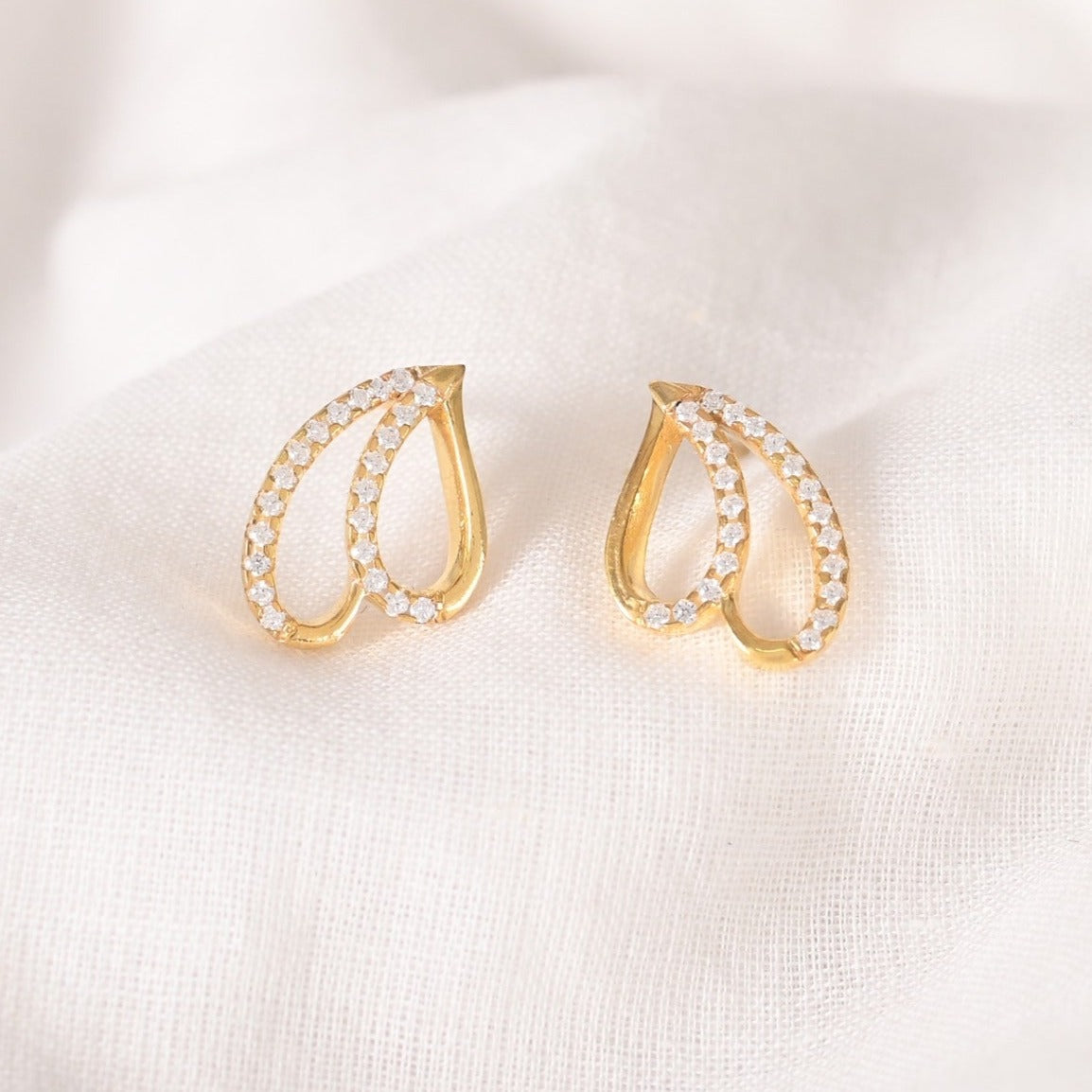 Enid Silver Zircon Earrings