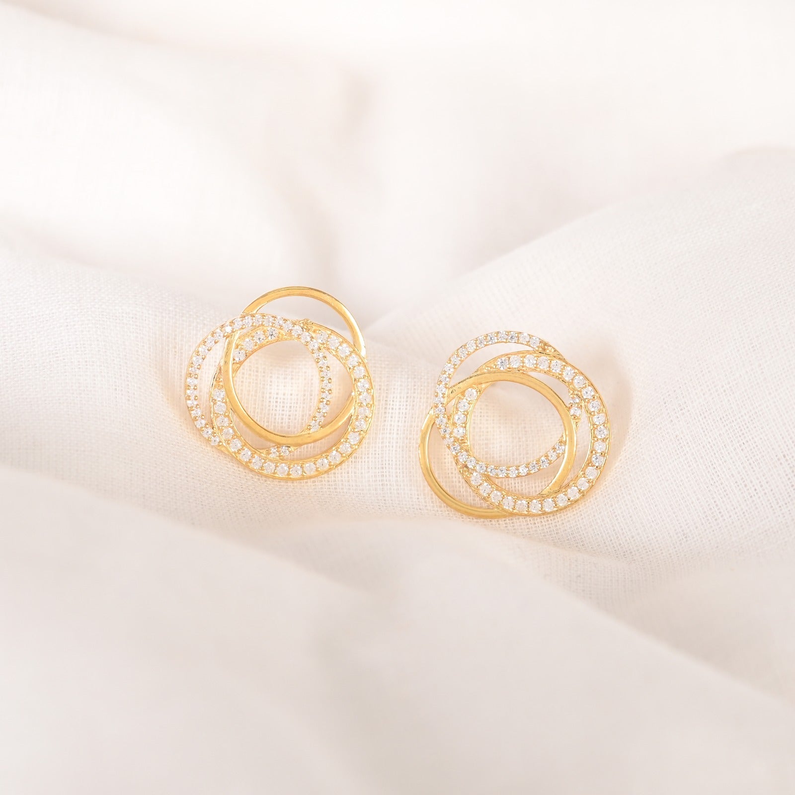 Erin Silver Zircon Earrings