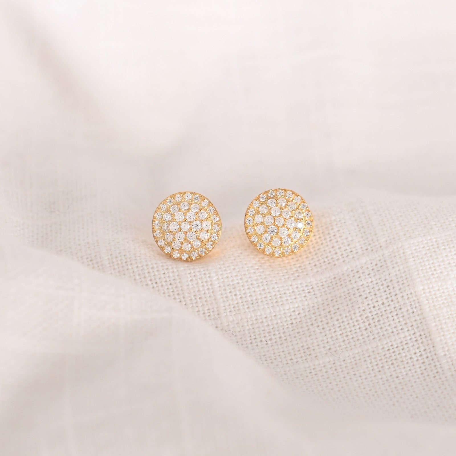 Fidelle Silver Zircon Earrings