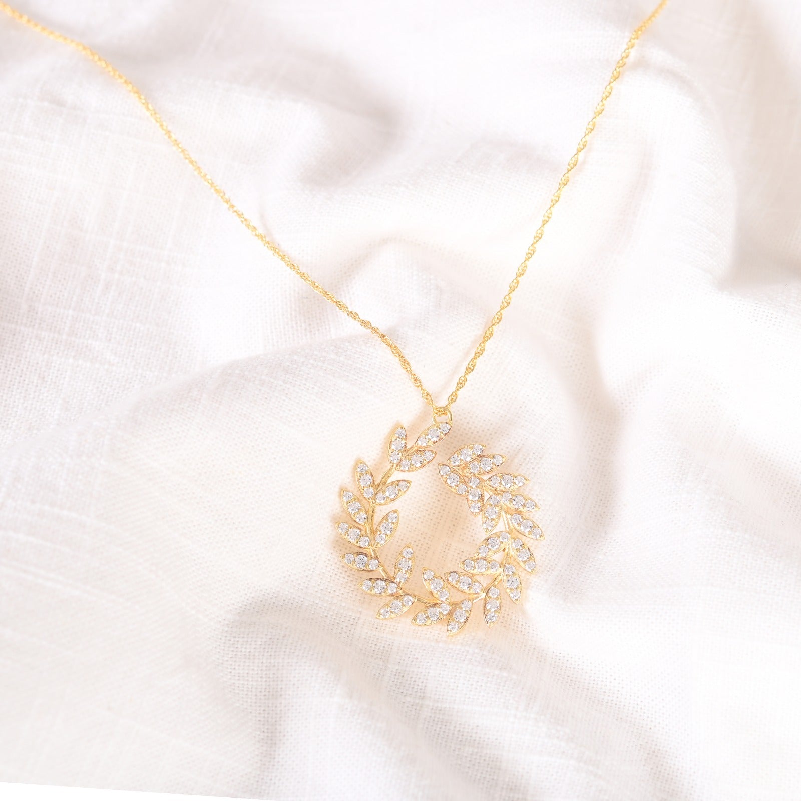 Joanna Silver Zircon Necklace