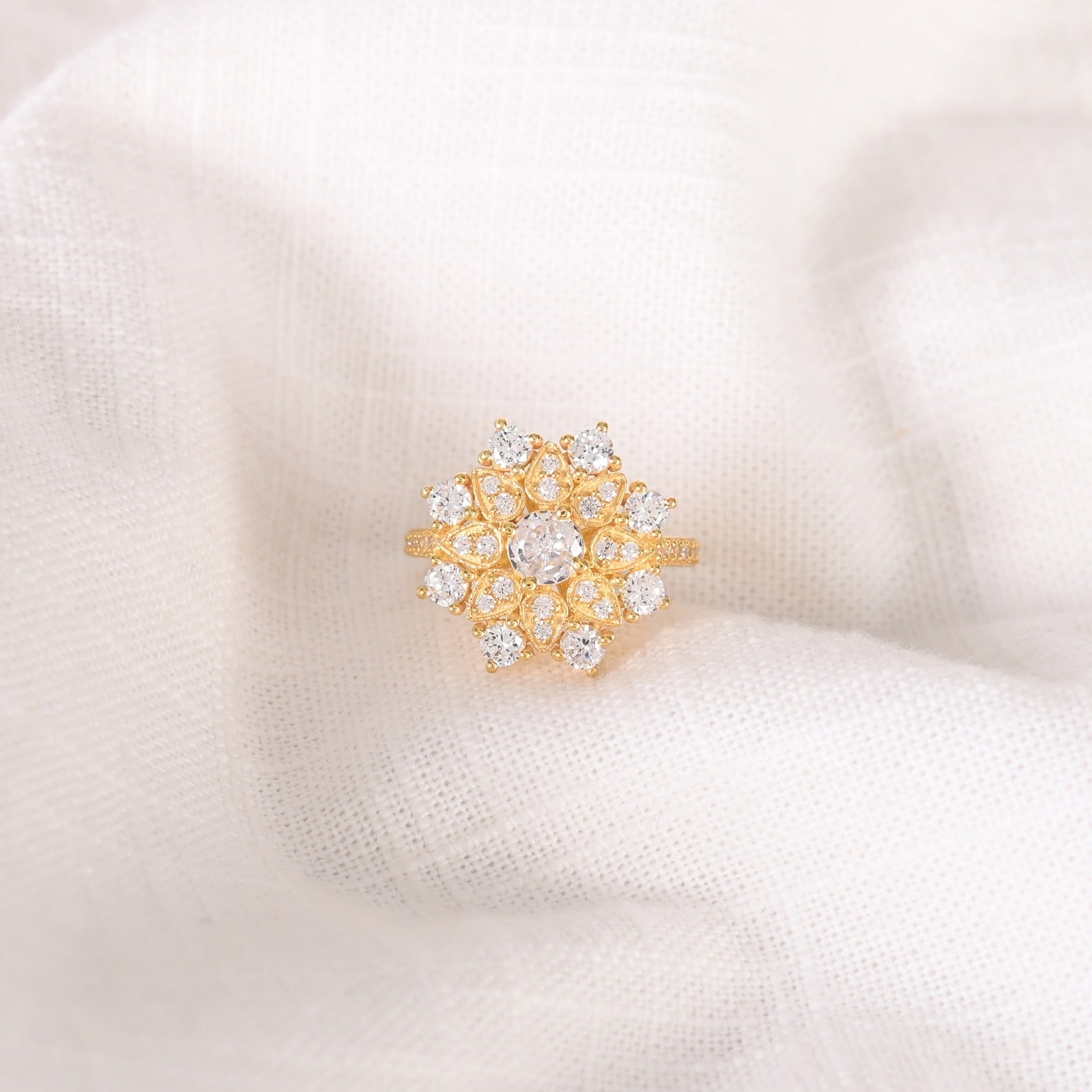 Olivia Silver Zircon Ring