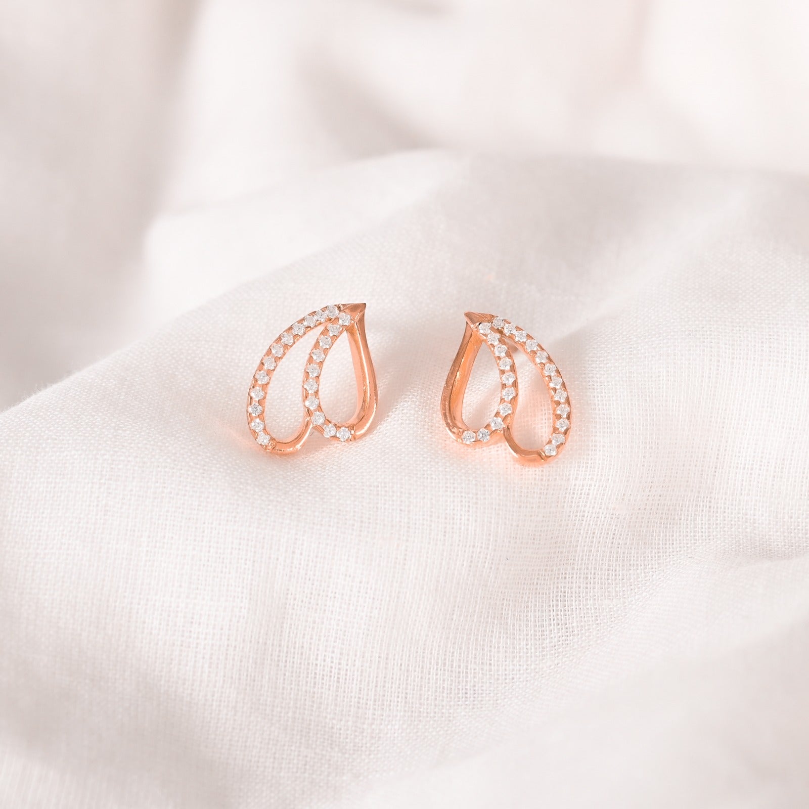 Enid Silver Zircon Earrings