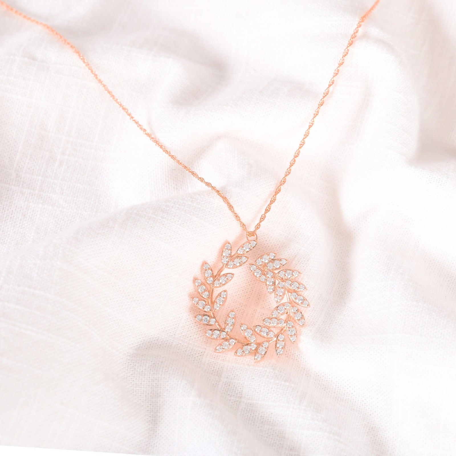 Joanna Silver Zircon Necklace