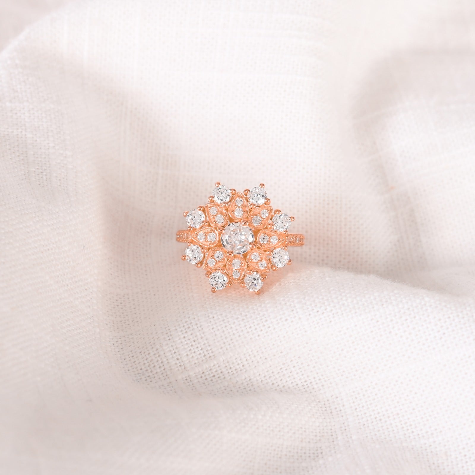 Olivia Silver Zircon Ring